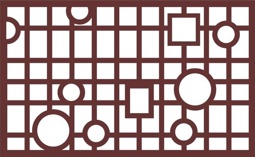 طرح پنل صفحه نمایش درز ویندوز برای برش لیزری - windows seamless screen panel for laser cut ve - برای دستگاه CNC چوب و لیزر (سی ان سی)