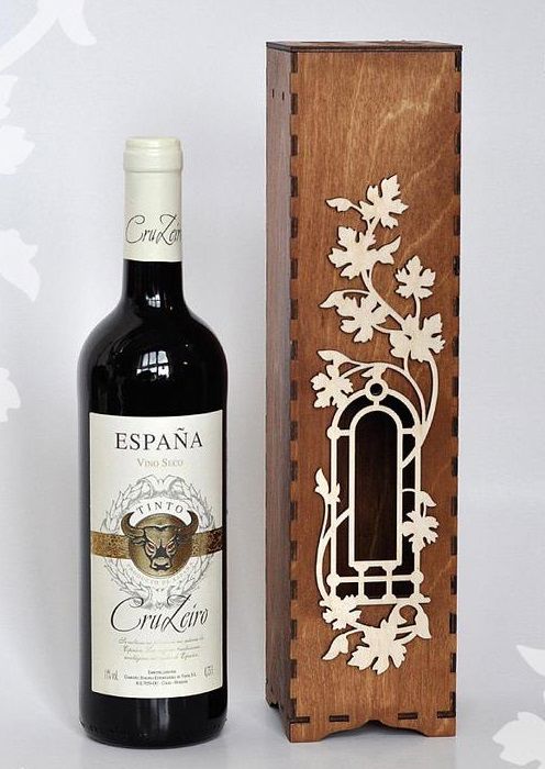 طرح جعبه نوشابه جعبه نوشابه برش لیزری قالب قالب - wine box wine case laser cut template - برای دستگاه CNC چوب و لیزر (سی ان سی)