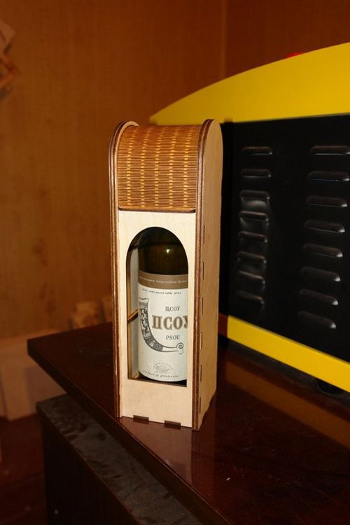 طرح جعبه هدیه نوشابه - wine gift box ve - برای دستگاه CNC چوب و لیزر (سی ان سی)