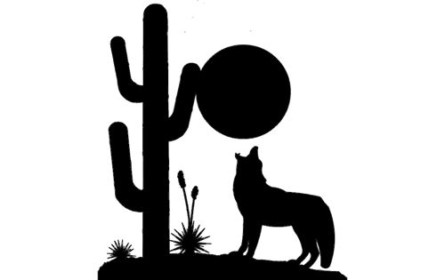طرح منظره ماه گرگ - wolf moon scenery - برای دستگاه CNC چوب و لیزر (سی ان سی)