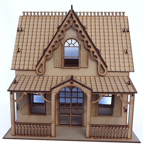 طرح خانه عروسک دختر آمریکایی چوبی برای برش لیزری - wooden american girl doll house for laser cut ve - برای دستگاه CNC چوب و لیزر (سی ان سی)