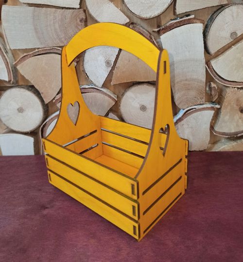 طرح جعبه چوبی جا نگهدارنده دستمال سبد برای برش لیزری - wooden box napkin holder basket for laser cut ve - برای دستگاه CNC چوب و لیزر (سی ان سی)
