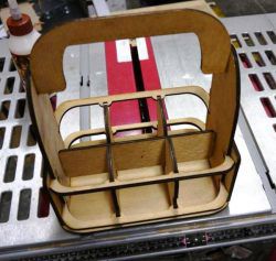 طرح جعبه چوبی شش برای نوشیدنی برای برش لیزر cnc - wooden box six for beer for laser cut cnc - برای دستگاه CNC چوب و لیزر (سی ان سی)