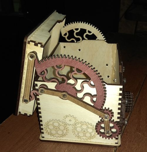 طرح جعبه چوبی با قفل cnc برش لیزری - wooden box with lock cnc laser cut - برای دستگاه CNC چوب و لیزر (سی ان سی)