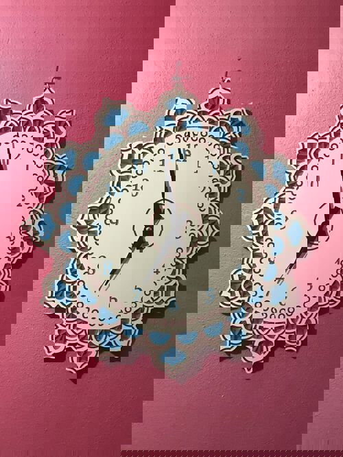 طرح ساعت چوبی برای برش لیزری - wooden clock plans for laser router cutting ve - برای دستگاه CNC چوب و لیزر (سی ان سی)