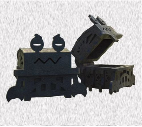 طرح wooden-crab-shape-box-4mm-ve