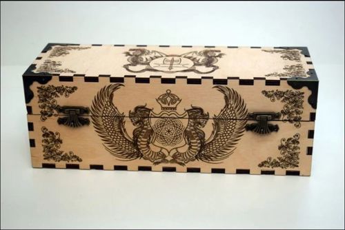 طرح wooden-decor-storage-box-layout-for-laser-cut-ve