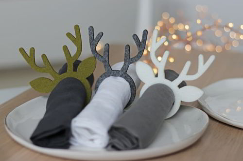 طرح حلقه جا دستی گوزن چوبی برش لیزری - wooden deer napkin holder ring laser cutting - برای دستگاه CNC چوب و لیزر (سی ان سی)