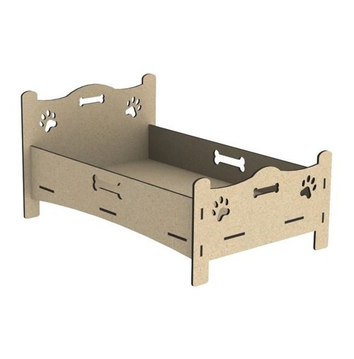 طرح تخت سگ چوبی فانتزی لوازم حیوانات برای برش لیزری - wooden fancy dog bed pet supplies for laser cut ve - برای دستگاه CNC چوب و لیزر (سی ان سی)