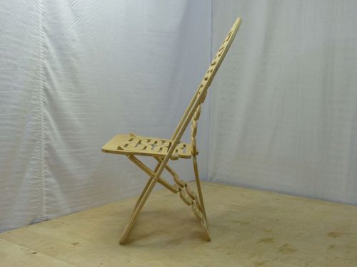 طرح صندلی تاشو چوبی طراحی - wooden folding chair design - برای دستگاه CNC چوب و لیزر (سی ان سی)