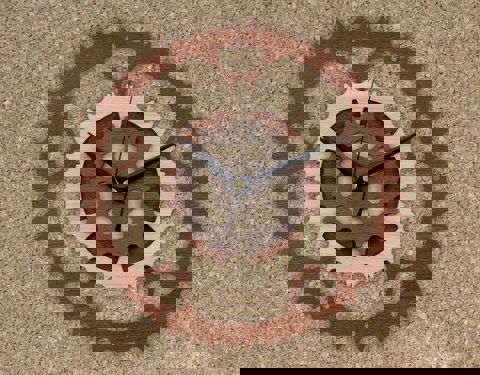 طرح ساعت چرخ دنده چوبی سی ان سی - wooden gear clock cnc ve - برای دستگاه CNC چوب و لیزر (سی ان سی)