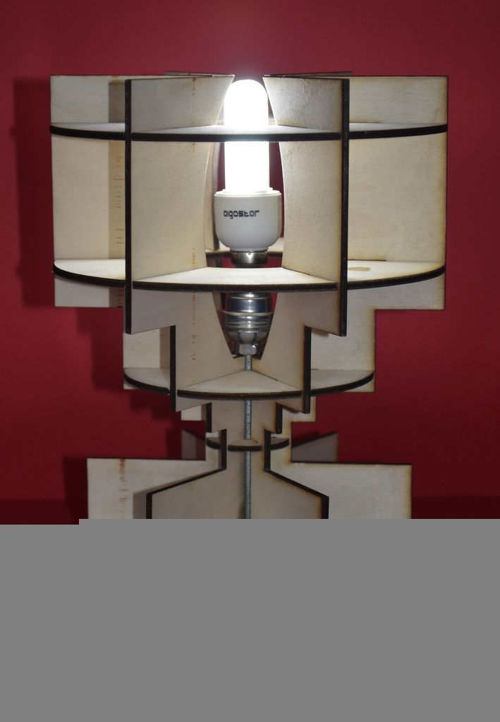 طرح چراغ لاری چوبی تزئینی - wooden lari lamp decorative - برای دستگاه CNC چوب و لیزر (سی ان سی)
