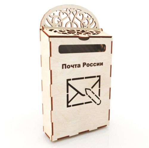 طرح صندوق پستی چوبی برای برش لیزری - wooden mailbox for laser cut ve - برای دستگاه CNC چوب و لیزر (سی ان سی)