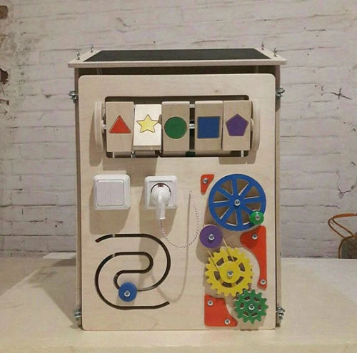 طرح wooden-montessori-educational-material-lock-latch-box-baby-kids-toys-gift-ve