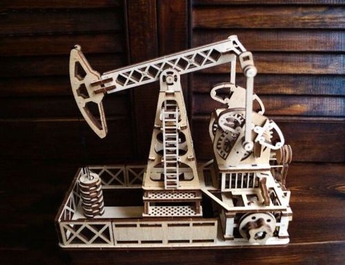 طرح پمپ روغن چوبی برای برش لیزری - wooden oil pump for laser cut ve - برای دستگاه CNC چوب و لیزر (سی ان سی)