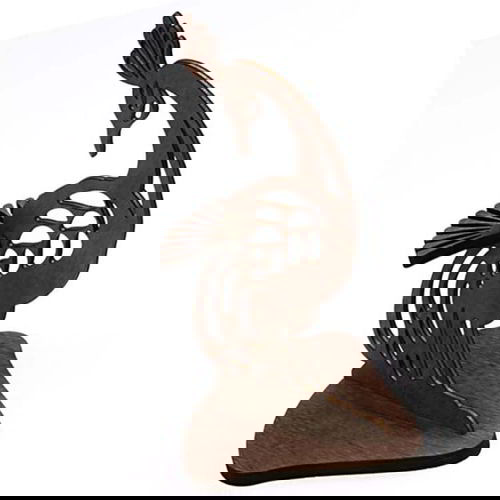 طرح جا دستمال طاووسی چوبی میز ناهارخوری دکور برش لیزری - wooden peacock napkin holder dining table decor laser cutting - برای دستگاه CNC چوب و لیزر (سی ان سی)