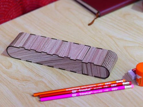 طرح جعبه مداد چوبی جا مداد کشویی جعبه 3میلی‌متری لیزر - wooden pencil box pencil case sliding box 3mm laser cut - برای دستگاه CNC چوب و لیزر (سی ان سی)