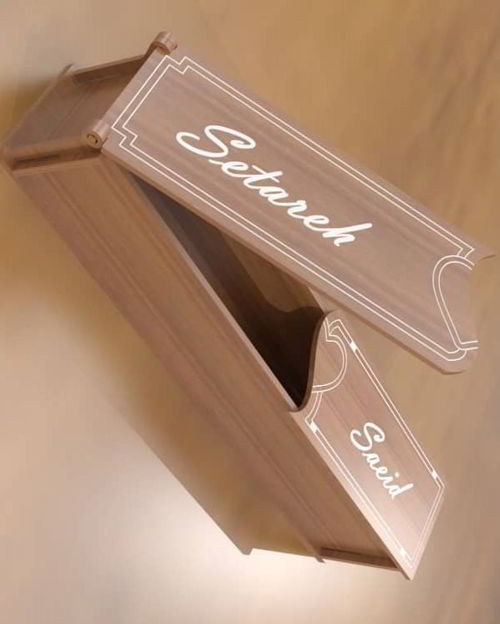 طرح مداد چوبی جعبه هدیه خودکار سازماندهنده برش لیزری - wooden pencil gift case pen organizer laser cut ve - برای دستگاه CNC چوب و لیزر (سی ان سی)