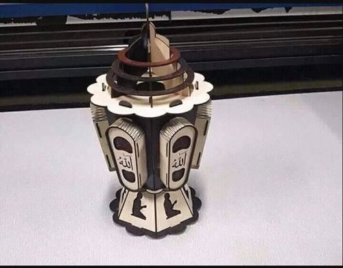 طرح wooden-ramadan-lantern-for-laser-cutting-ve