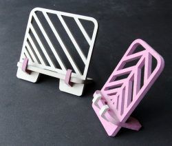 طرح پایه چوبی ساده برای برش لیزری - wooden simple stand for laser cutting ve - برای دستگاه CNC چوب و لیزر (سی ان سی)