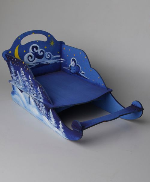 طرح سورتمه چوبی برش لیزری - wooden sleigh laser cut ve - برای دستگاه CNC چوب و لیزر (سی ان سی)