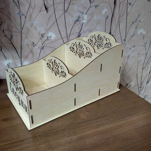 طرح قفسه نگهداری ادویه چوبی برای برش لیزری - wooden spice storage rack for laser cutting ve - برای دستگاه CNC چوب و لیزر (سی ان سی)