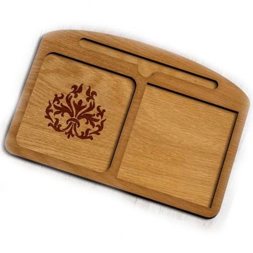 طرح نگهدارنده قلم و خودکار و دفترچه نوت اداری حتی زیر لیوانی برای دستگاه cnc چوب و لیزر wooden sticky notes and pencil holder office desk organizer laser cut 