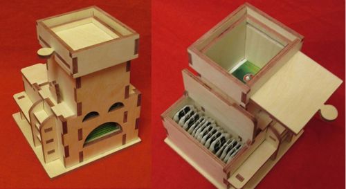 طرح چایخانه چوبی برای برش لیزری قاب - wooden tea house for laser cut ve - برای دستگاه CNC چوب و لیزر (سی ان سی)