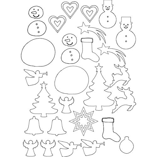 طرح الگوهای برش کریسمس - xmas cut patterns - برای دستگاه CNC چوب و لیزر (سی ان سی)