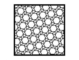 طرح وکتور الگو پارتیشن و دیوار جداکننده تاشو پاراوان چوبی برای برش - yy patterns - برای دستگاه CNC چوب و لیزر (سی ان سی)