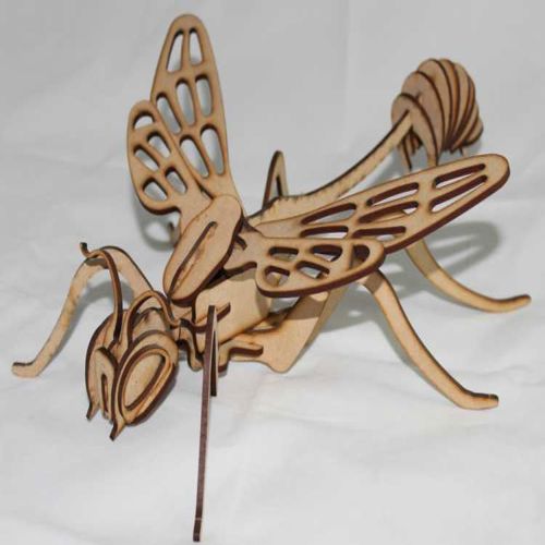 طرح وکتور مورچه بالدار برای برش - Vector design ready for cutting - برای دستگاه CNC چوب و لیزر (سی ان سی)