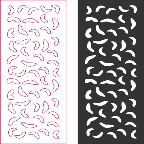 طرح الگوی دوبعدی سی‌ان‌سی - 2d pattern cnc - برای دستگاه CNC چوب و لیزر (سی ان سی)