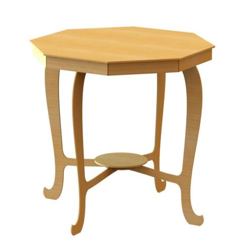 طرح میز ناهارخوری سه بعدی لیزری - 3d dining table for laser cut - برای دستگاه CNC چوب و لیزر (سی ان سی)