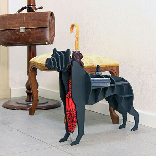 طرح سه بعدی قفسه سگ برای برش لیزری - 3d dog shelf plan for laser cutting ve - برای دستگاه CNC چوب و لیزر (سی ان سی)