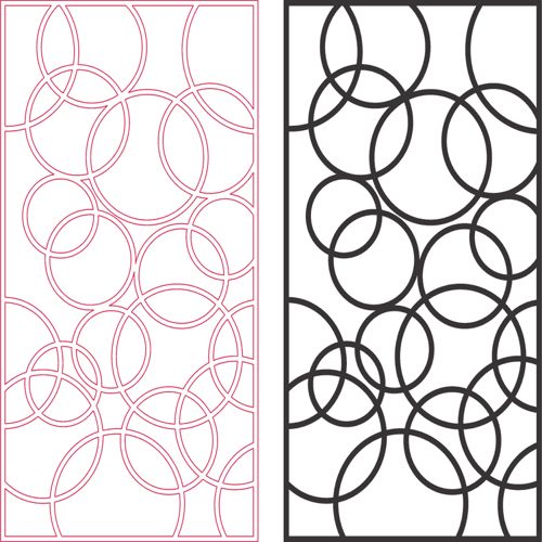 طرح پنل توری سه بعدی پارچه - 3d grille panel - برای دستگاه CNC چوب و لیزر (سی ان سی)