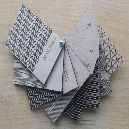 طرح الگوی سه بعدی شش ضلعی لولا زنده برای برش لیزری - 3d hex pattern living hinge template for laser cut - برای دستگاه CNC چوب و لیزر (سی ان سی)