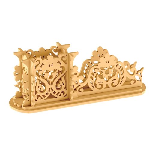 طرح پایه نگهدارنده سه بعدی پروژه‌های برش لیزری ساخته شده از چوب چوب - 3d storage stand laser cut projects made of wood - برای دستگاه CNC چوب و لیزر (سی ان سی)
