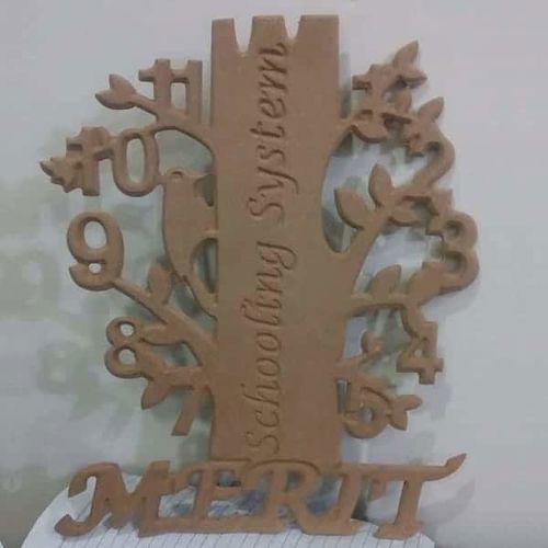 طرح ساعت دیواری سه بعدی چوبی به سبک درخت لیزری - 3d wooden tree style wall clock laser cut - برای دستگاه CNC چوب و لیزر (سی ان سی)