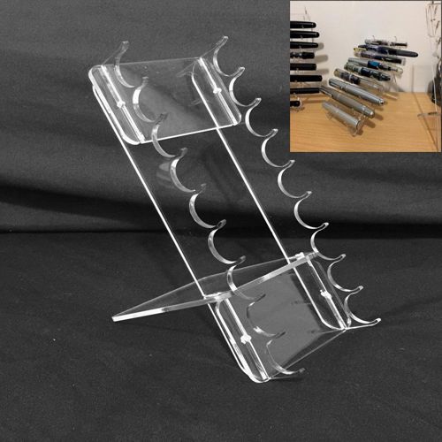 طرح پایه نمایشگر جایگاه قلم لیزری - 9 slot pen display stand laser cut - برای دستگاه CNC چوب و لیزر (سی ان سی)