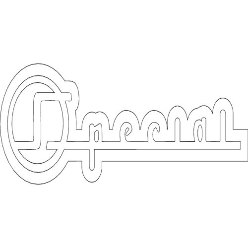 طرح بیوک اسپشیال ساید لوگو - 1955 buick special side logo - برای دستگاه CNC چوب و لیزر (سی ان سی)