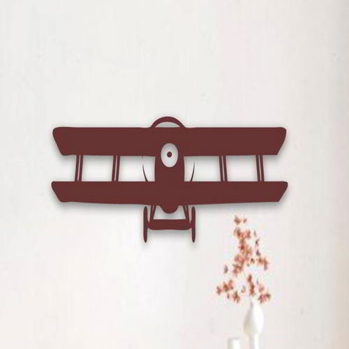 طرح یک هواپیمای دو باله سیلوئت کلیپارت - a biplane silhouette clipart ve - برای دستگاه CNC چوب و لیزر (سی ان سی)