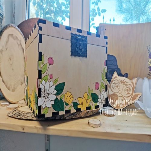 طرح یک جعبه با اتصالات برای بسته بندی تزئینات برای برش لیزر - a box with fittings for packaging decoration for laser cutting ve - برای دستگاه CNC چوب و لیزر (سی ان سی)
