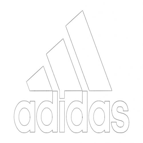 طرح آدیداس لوگو وکتور - adidas logo vector - برای دستگاه CNC چوب و لیزر (سی ان سی)