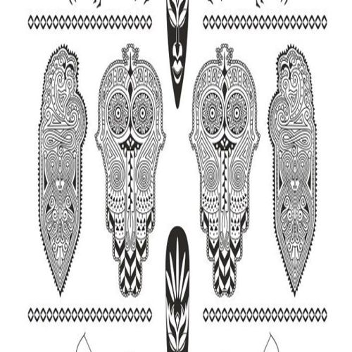 طرح ماندالای آفریقایی برای برش لیزری - african mandala for laser cutting ve - برای دستگاه CNC چوب و لیزر (سی ان سی)