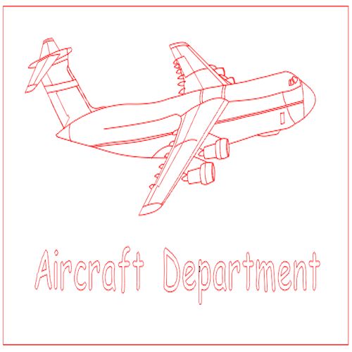 طرح aircraft-sketch