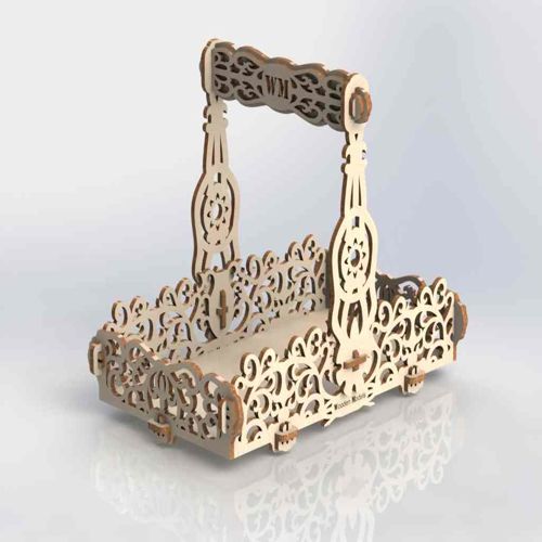 طرح ایده‌های سبد برش لیزری شگفت‌انگیز قالب - amazing laser cut basket ideas template - برای دستگاه CNC چوب و لیزر (سی ان سی)
