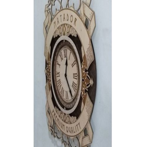 طرح و حکاکی ساعت ماتادور دیواری برای برش لیزر - and engraving matador clock watche wall for laser cut ve - برای دستگاه CNC چوب و لیزر (سی ان سی)