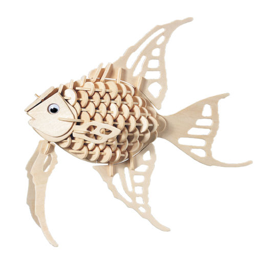 طرح فرشته ماهی ماهی - angel fish - برای دستگاه CNC چوب و لیزر (سی ان سی)