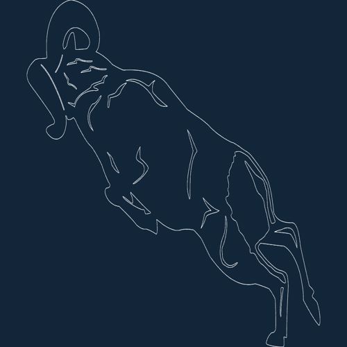 طرح پرش حیوانات محدودیت - animal jumping - برای دستگاه CNC چوب و لیزر (سی ان سی)