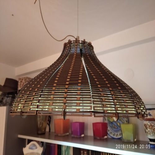 طرح آویز هشت ضلعی برای لوستر طرح میلی متری برای برش لیزری - an octagonal pendant for a chandelier 3mm layout for laser cut - برای دستگاه CNC چوب و لیزر (سی ان سی)